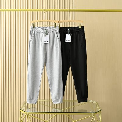 Premium Quality Kenzo Sweatpants Black Knit Embroidered Luxury