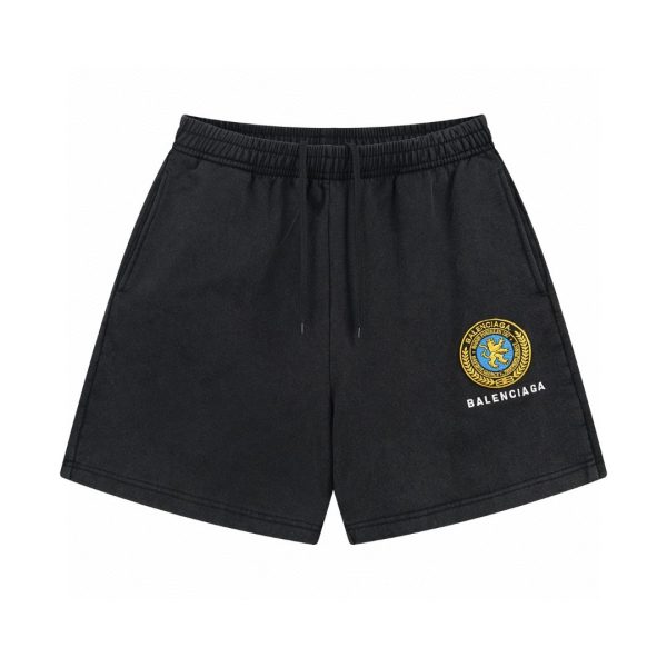 Luxury Balenciaga Shorts Cotton Washed Collection
