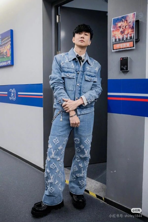Premium Louis Vuitton Jeans Blue Denim Washed Luxury