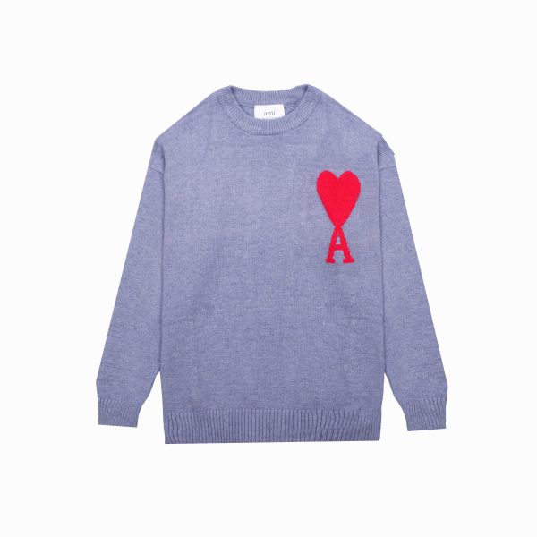 Best Selling Ami Sweaters Gray Classic Collection