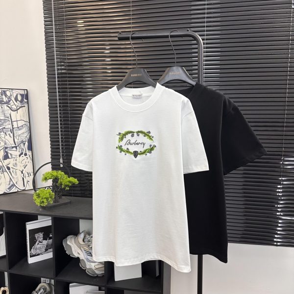High Quality Burberry Short Sleeves Embroidered Collection