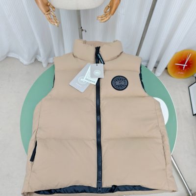 Premium Quality Canada Goose Vest Black Stripe Style
