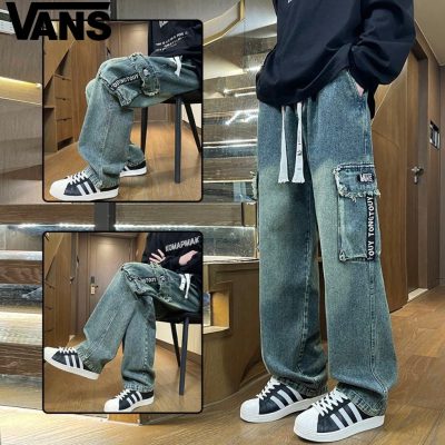 Best Selling Vans Jeans Blue Cotton Retro Luxury