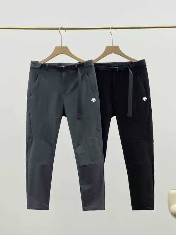 Premium Quality Descente Pants Black Casual Style