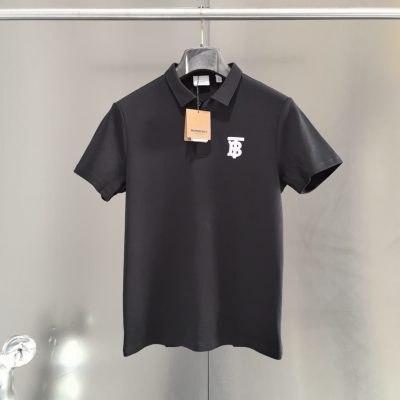 High Quality Burberry Hoodie Black Cotton Classic Style