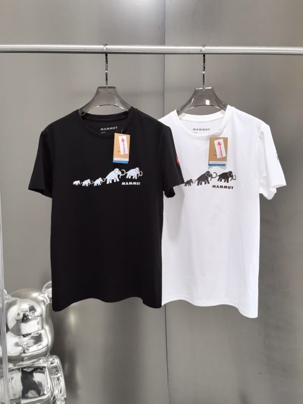 Premium Mammut Short Sleeves Black Cotton Breathable Collection