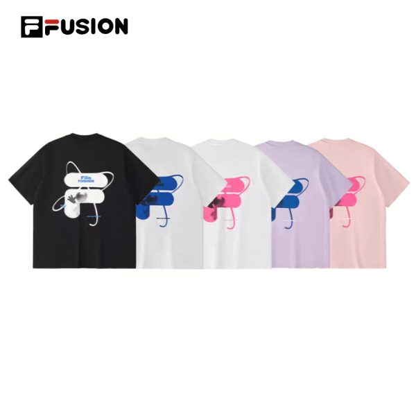Premium Quality Fila T-Shirt Black Cotton Retro Collection