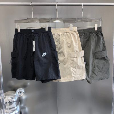 Luxury Nike Shorts Black Silk Casual Collection