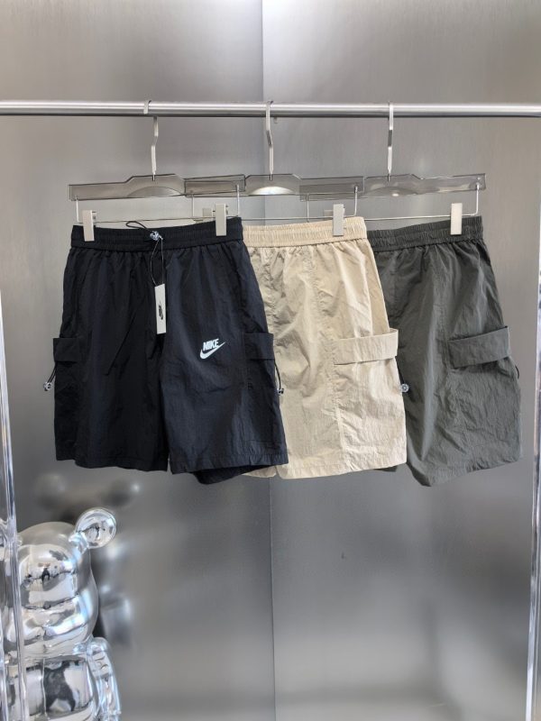 Luxury Nike Shorts Black Silk Casual Collection