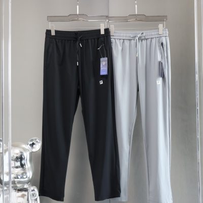 Best Selling Fila Trousers Black Silk Classic Luxury