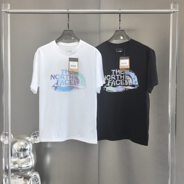 High Quality The North Face Short Sleeves Gray Graphic Collection