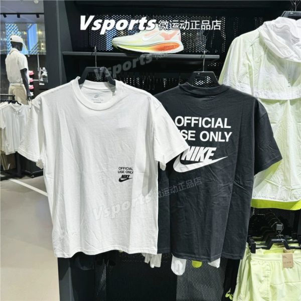 Premium Quality Nike T-Shirt Black Cotton Logo Luxury