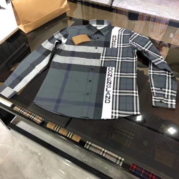 Best Selling Burberry Shirt Plaid Luxury