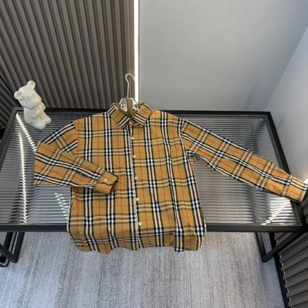 Luxury Burberry Shirt Embroidered Style