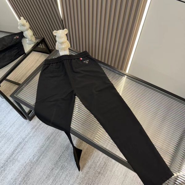 Luxury Prada Straight-Leg Pants Logo Style