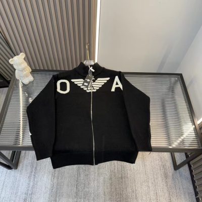Best Selling Armani Jackets Knit Print Luxury