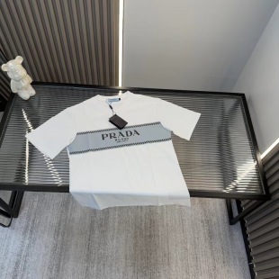 Luxury Prada Short Sleeves Print Luxury