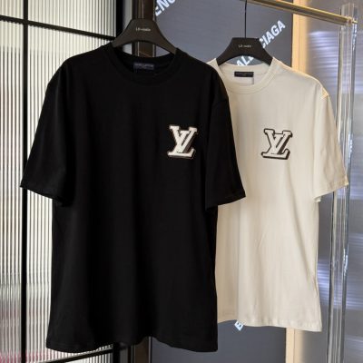 Premium Louis Vuitton Short Sleeves Leather Classic Collection