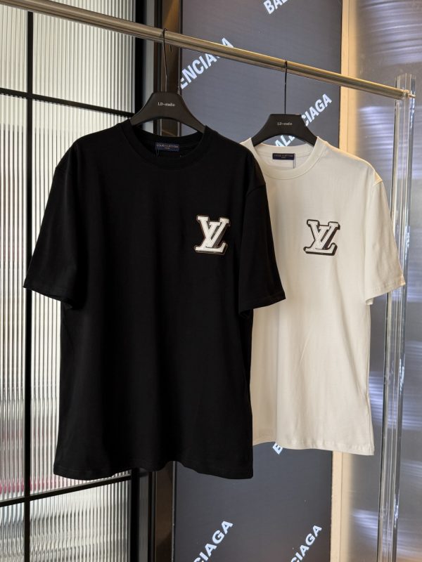 Premium Louis Vuitton Short Sleeves Leather Classic Collection
