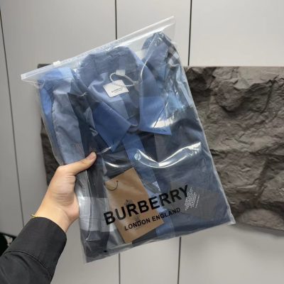 Premium Quality Burberry Shirt Plaid Style