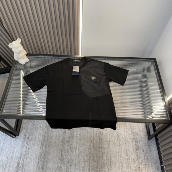 Premium Quality Prada Short Sleeves Patchwork Style