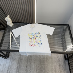 Premium Loewe Short Sleeves Embroidered Style