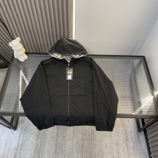 Premium Burberry Coat Embroidered Style