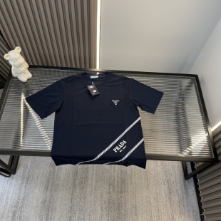 Premium Prada Short Sleeves Leather Style