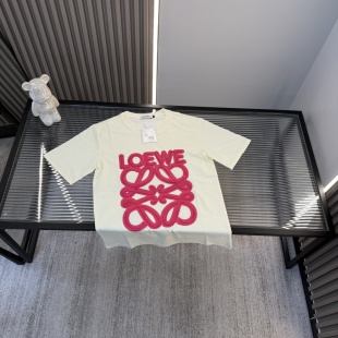 Luxury Loewe Short Sleeves Logo Collection