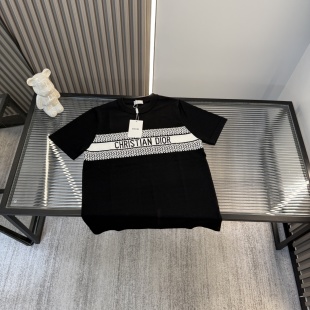 High Quality Dior Short Sleeves Knit Style