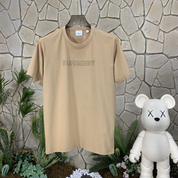 Premium Quality Burberry Short Sleeves Cotton Logo Luxury