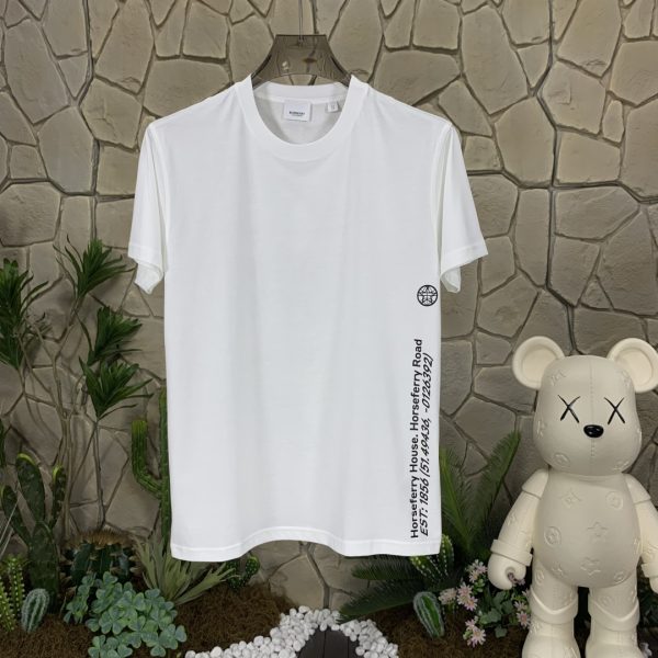 Premium Burberry Short Sleeves Cotton Print Collection