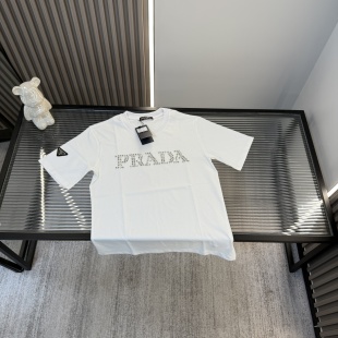 Luxury Prada Short Sleeves Rhinestone Collection