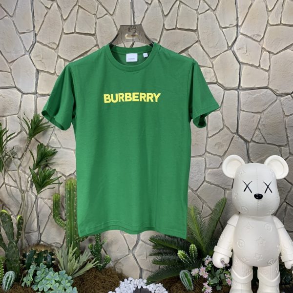 Premium Quality Burberry Short Sleeves Cotton Logo Style