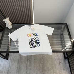Premium Loewe Short Sleeves Embroidered Luxury