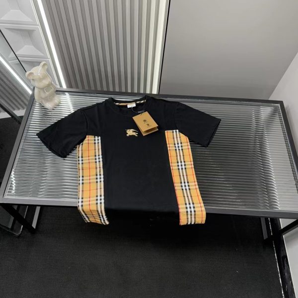 Premium Quality Burberry Short Sleeves Patchwork Collection