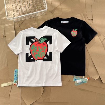 Premium Quality Off-White Short Sleeves White Cotton Washed Luxury