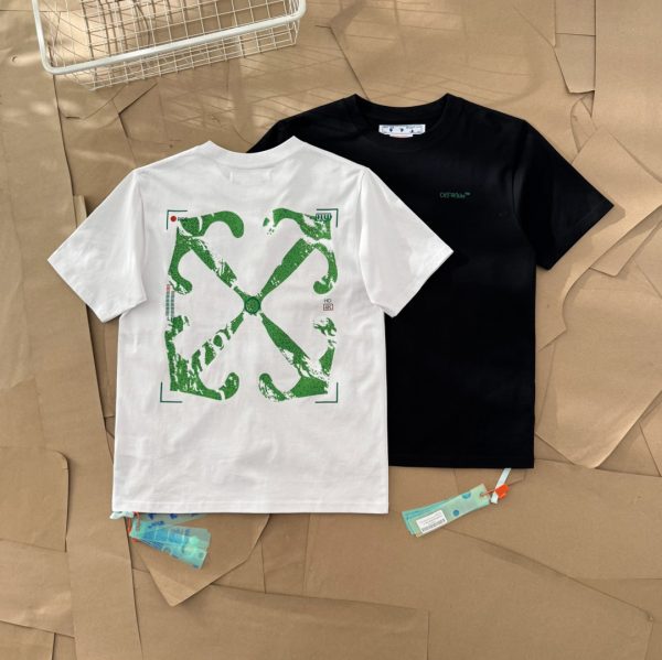 Luxury Off-White Short Sleeves White Cotton Washed Luxury