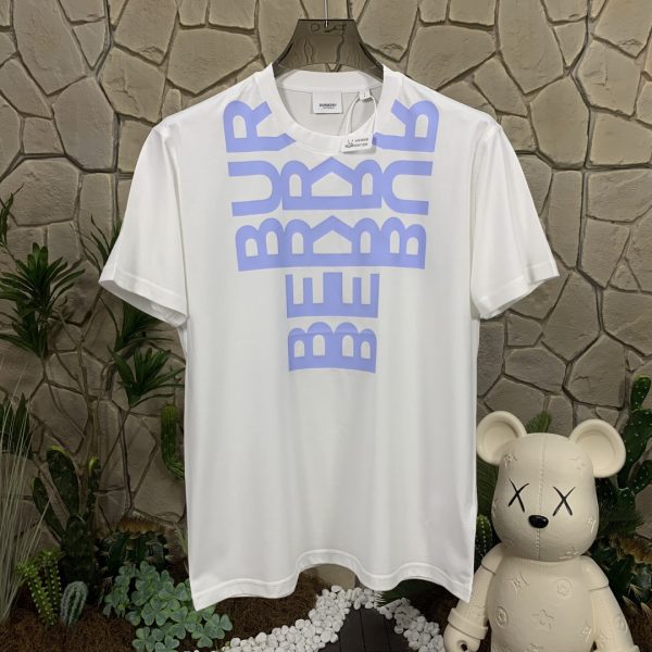 High Quality Burberry Short Sleeves Cotton Logo Luxury