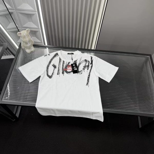 Luxury Gucci Short Sleeves White Logo Luxury