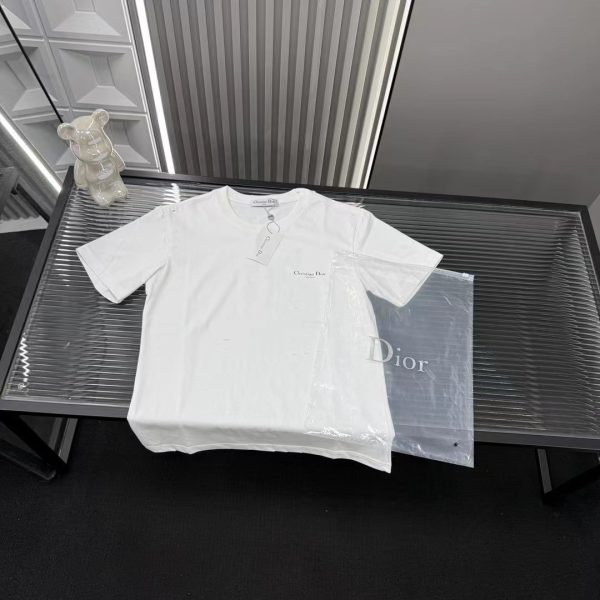 Premium Quality Dior Short Sleeves White Style