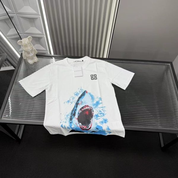 Premium Quality Givenchy Short Sleeves White Logo Collection