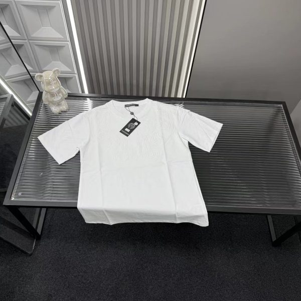 Premium Quality Chrome Hearts Short Sleeves White Logo Style