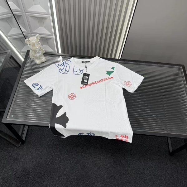 Best Selling Chrome Hearts Short Sleeves White Print Style