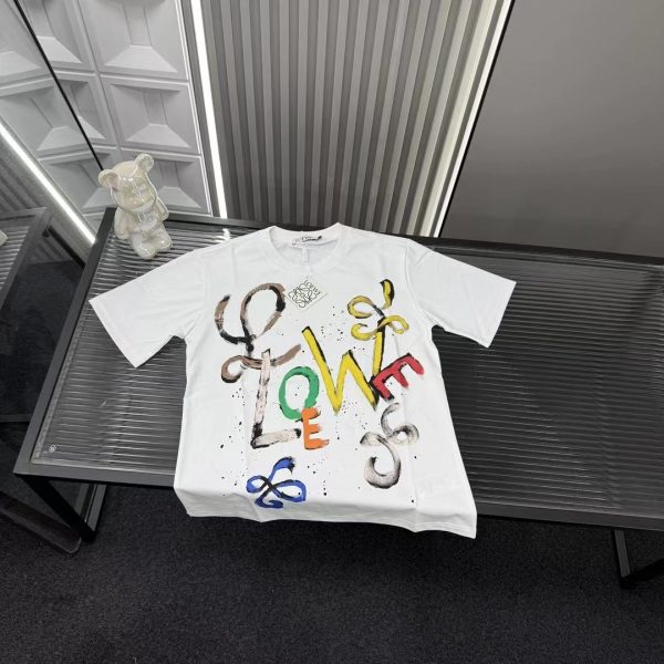 Premium Loewe Short Sleeves White Collection