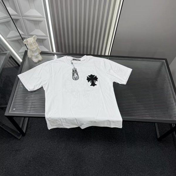 Luxury Chrome Hearts Short Sleeves White Logo Collection
