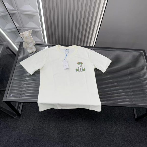 High Quality Adidas Short Sleeves White Luxury