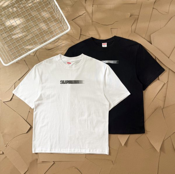 High Quality Supreme Short Sleeves White Print Style