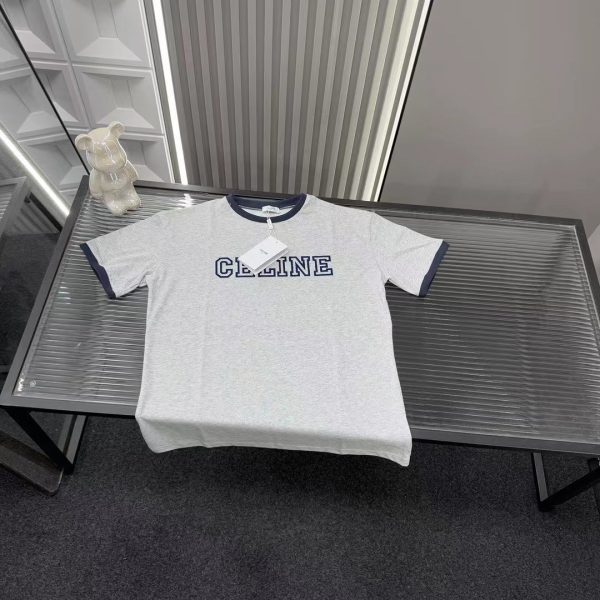 Luxury Celine Short Sleeves Gray Collection