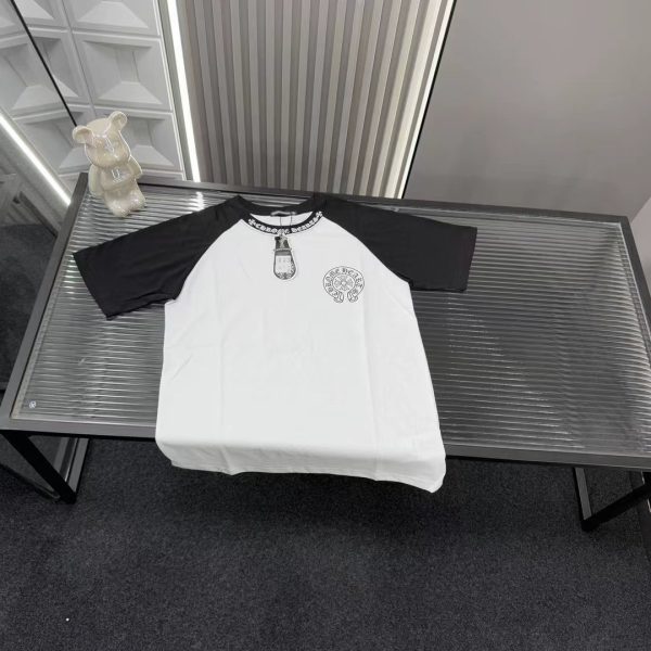 Best Selling Chrome Hearts Short Sleeves White Luxury